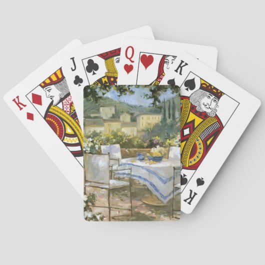 Tocany Terrace Speelkaarten (Achterkant)