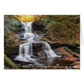 Tocarora Herfsten op Ricketts Glen Note Card (Voorkant Horizontaal)