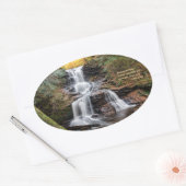 Tocarora Herfsten Ovale Sticker (Envelop)