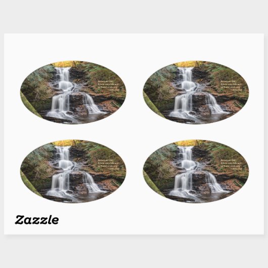 Tocarora Herfsten Ovale Sticker (Vel)