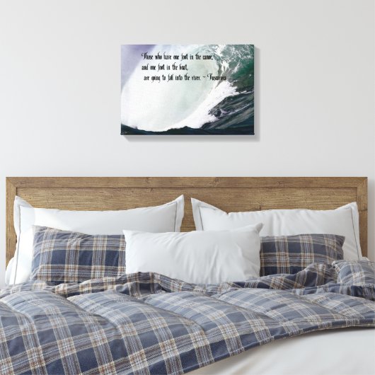 Tocarora Proverb American Indian quote Canvas Afdruk (Insitu (Slaapkamer))