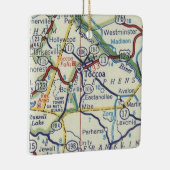 Tocca GA kaart Keramisch Ornament (Rechts)