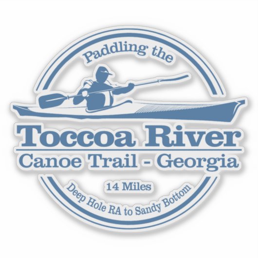 Toccoa River CT (SK) Sticker (Voorkant)