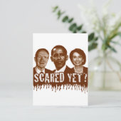 Toch bang? briefkaart (Staand voorkant)