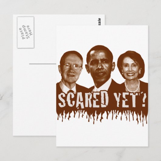 Toch bang? briefkaart (Voorkant / Achterkant)