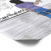 Toch bleef het bestaan poster (Hoek)