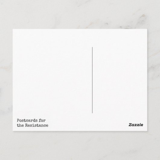 Toch bleef ze Briefkaart behouden (Achterkant)