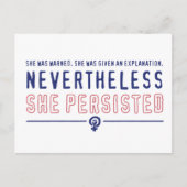 Toch bleef ze briefkaart houden (Voorkant)