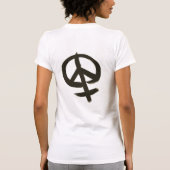 Toch bleef ze doorgaan. t-shirt (Achterkant)