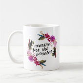 Toch bleef ze... | Dubbele pijp Koffiemok (Links)