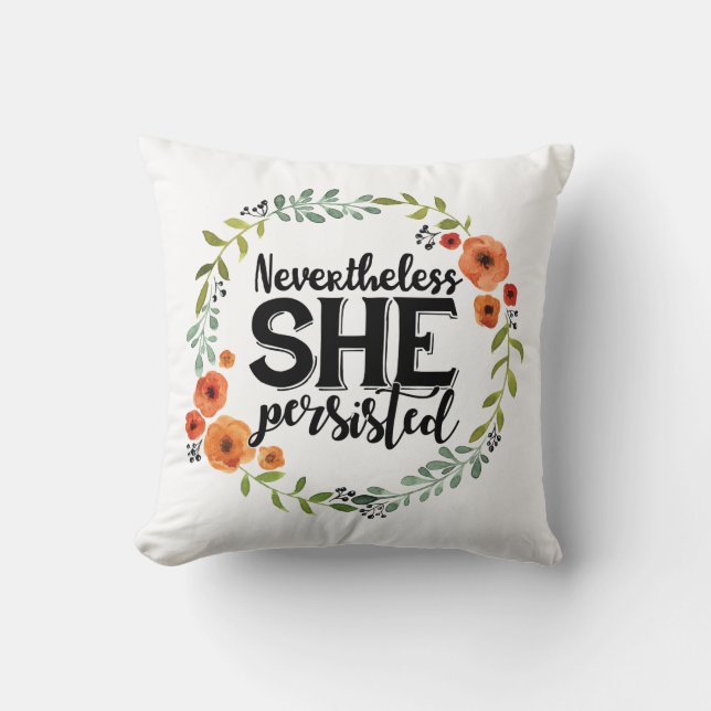 Toch bleef ze een leuke  meme houden kussen (Voorkant)