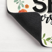 Toch bleef ze een leuke  meme houden muismat (Hoek)