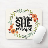 Toch bleef ze een leuke  meme houden muismat (Met muis)