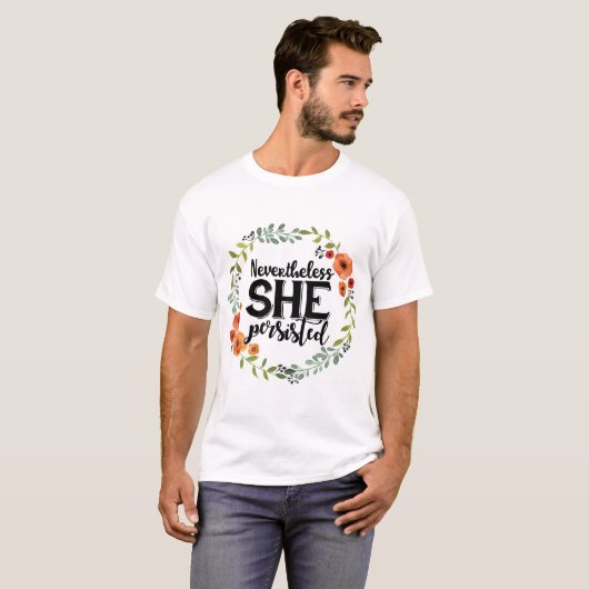 Toch bleef ze een leuke meme houden t-shirt (Voorkant volledig)