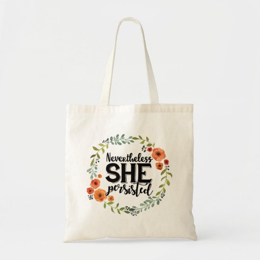 Toch bleef ze een leuke  meme houden tote bag (Voorkant)
