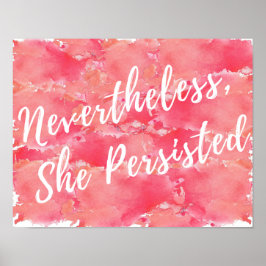 Toch bleef ze Poster behouden