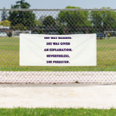 Toch bleef ze. spandoek (Insitu)