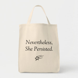 Toch bleef ze. tote bag