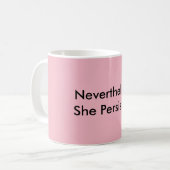 Toch bleef ze weerstand bieden koffiemok (Voorkant links)