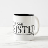 Toch... (Coffee-Mok) Tweekleurige Koffiemok (Voorkant rechts)