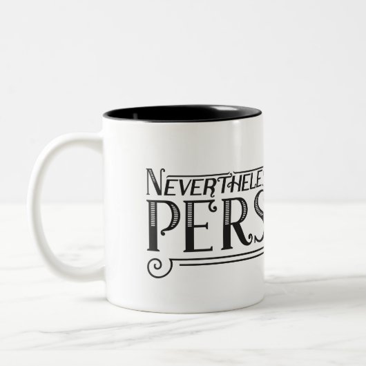 Toch... (Coffee-Mok) Tweekleurige Koffiemok (Links)