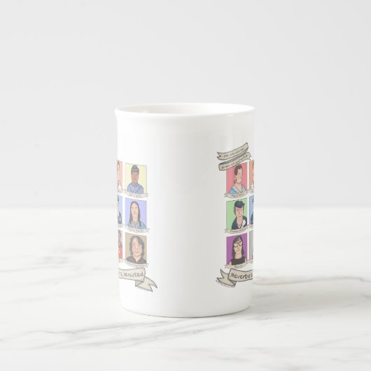 Toch hield ze 10 oz aan. Bone China Mok (Voorkant)