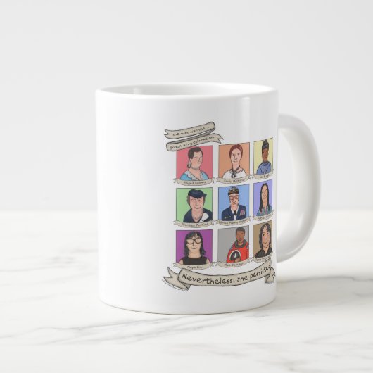 Toch hield ze 20 oz aan. Jumbo Mok (Voorkant rechts)