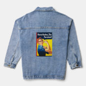 Toch hield ze Rosie de Riveter vol Denim Jacket (Achterkant)