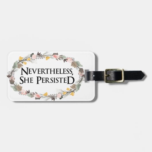 toch hield ze vol bagagelabel (Voorkant horizontaal)