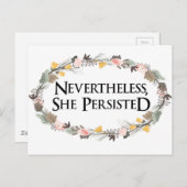 toch hield ze vol briefkaart (Voorkant / Achterkant)