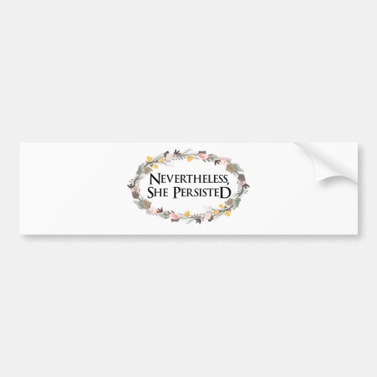 toch hield ze vol bumpersticker (Voorkant)