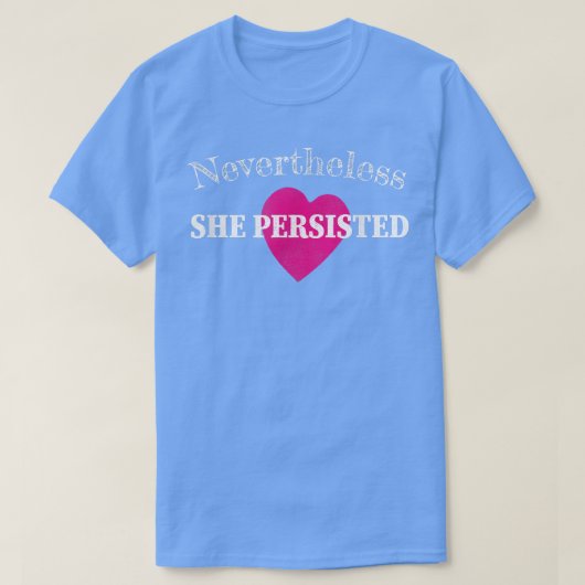 Toch hield ze vol dat feminisme meisjes Empoweri T-shirt (Design voorkant)