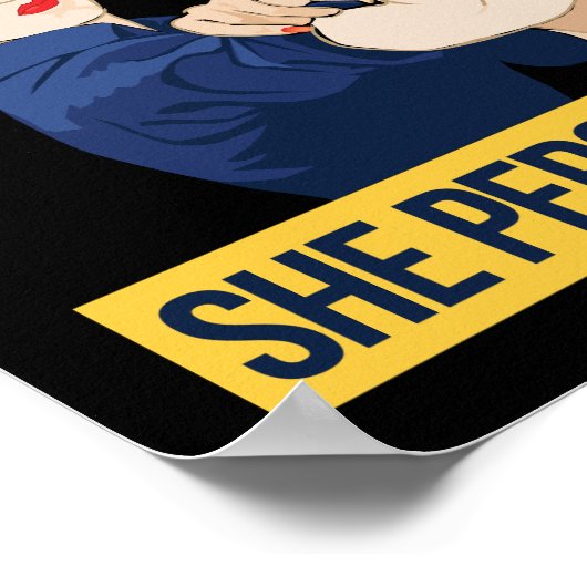 toch hield ze vol poster (Hoek)