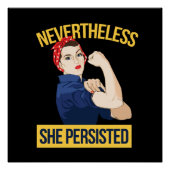 toch hield ze vol poster (Voorkant)