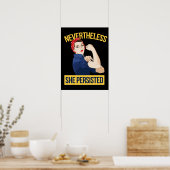 toch hield ze vol poster (Keuken)