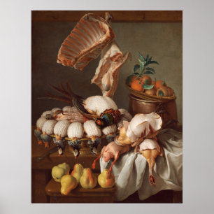 Toch leven - Alexandre-François Desportes Fine Art Poster