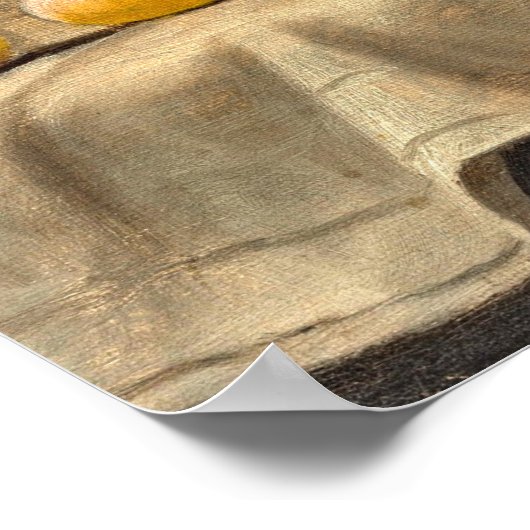 Toch leven, appels, druiven, Barton Stone Hays Poster (Hoek)