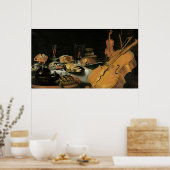 Toch leven met muziekinstrumenten, 1623 poster (Keuken)