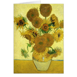 Toch leven - Vase met 15 zonnebloemen van Van Gogh