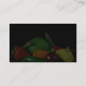 Toch levende groenten en asperges visitekaartje (Achterkant)