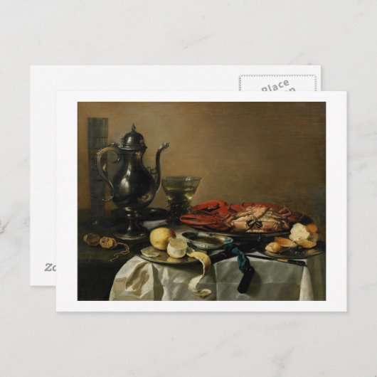 Toch Life, 1643 (olie op het paneel) Briefkaart (Voorkant / Achterkant)