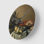 Toch Life, 1643 (olie op het paneel) Ronde Klok (Hoek)