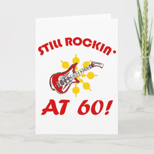 Toch nog Rockend Op Mijn 60e! Kaart (Voorkant)