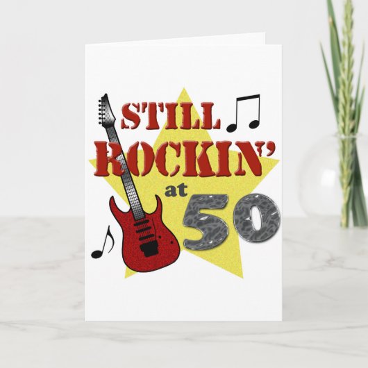 Toch nog steeds Rockend op 50 Kaart (Voorkant)