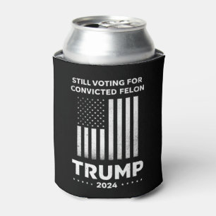 Toch op Veroordeelde Misdadiger Trump 2024 Stemmen Blikjeskoeler