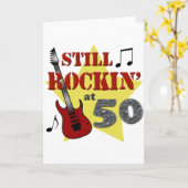 Toch Rockend Op 50 Kaart (Gele Bloem)