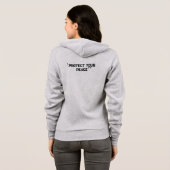 Toch Schijn Ik – Aanpasbare Quote Kat Hoodie (Achterkant volledig)