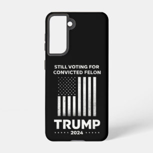 Toch stemmen op veroordeelde misdadiger Trump 2024 Samsung Galaxy Hoesje