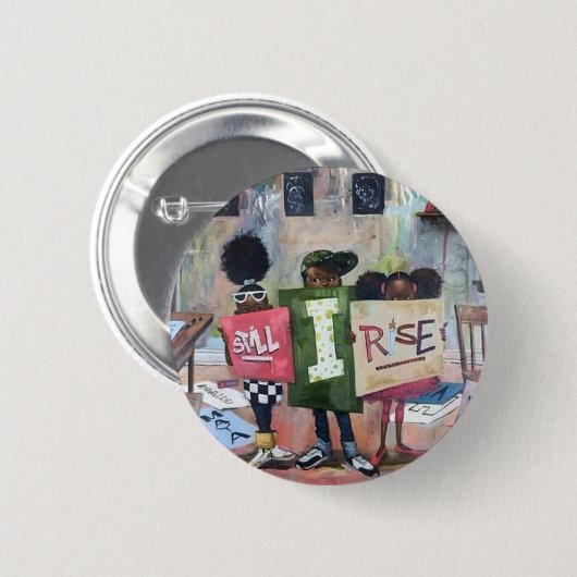 Toch stijg ik ronde button 5,7 cm (Voorkant /achterkant)