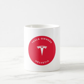 TOCH Tasse in weiss mit rotem Logo Koffiemok